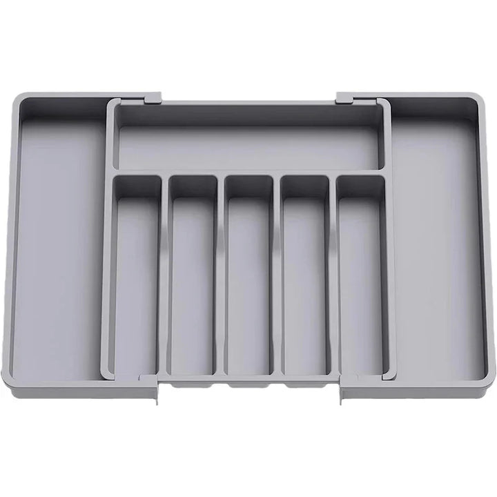 Skanto | Modulora Bestikkskuffinnsats | Utvidbar Bestikkorganisator | Justerbart Lagringssystem laget av PP | 38×35 cm