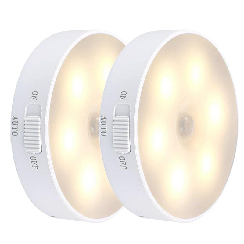 Sticky LED Bevegelsessensor Mini Nattlampe | Skanto