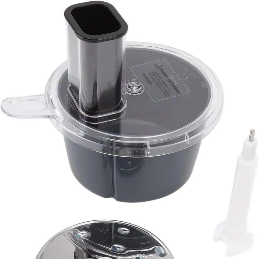 Norvo | MixProTec Multifunksjonelt Tilbehørsett for Thermomix TM5/TM6 | Skjæredisk, Beholder & Lokk | Tåler oppvaskmaskin & Mattrygt