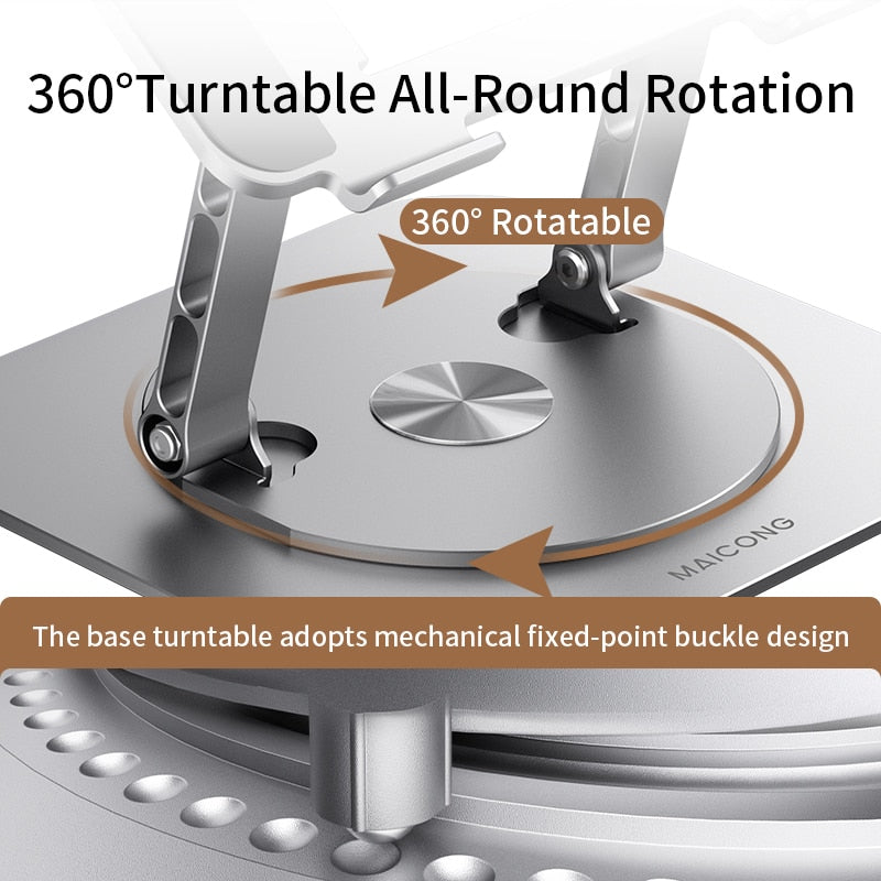 360 Rotering Laptop Stativ | Skanto