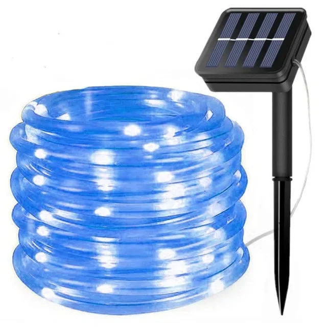 Skanto | LED Solar String Lights - Outdoor Waterproof Lights for Christmas, Garden, Lawn, Trees, Fence and Path Decor