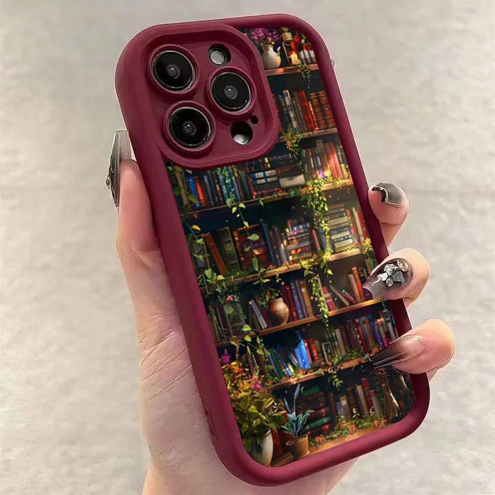Skanto | Sjokkbestandig Bokhylle iPhone-deksel