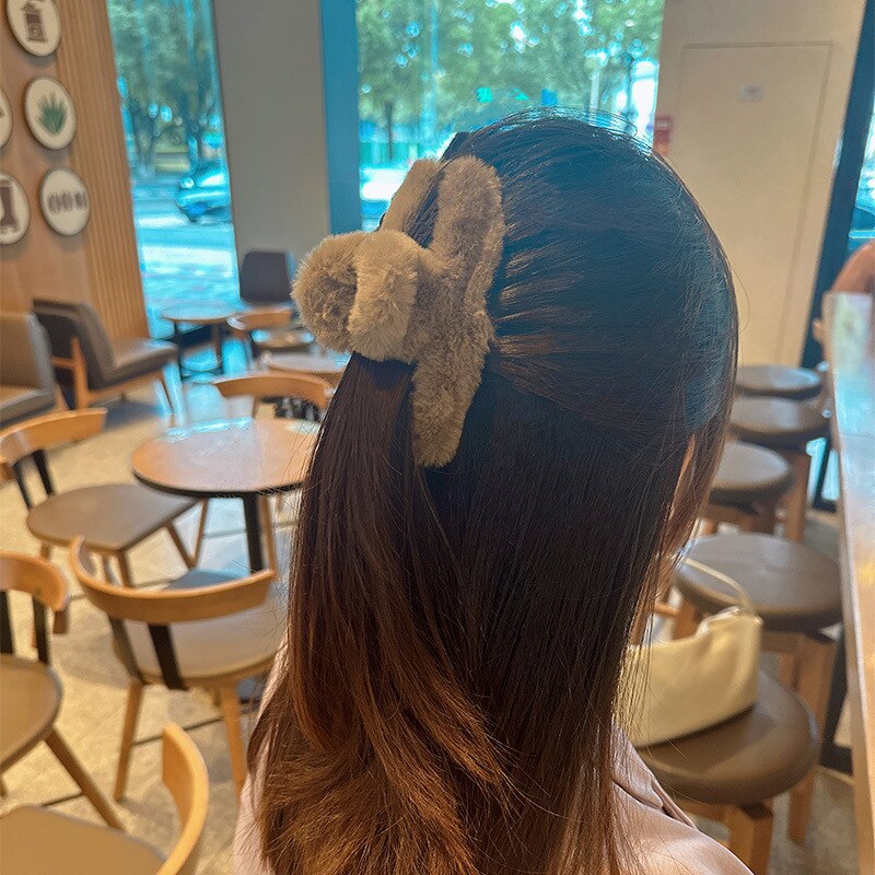 Norvo | Shark Clip Fluffy Hair Claw