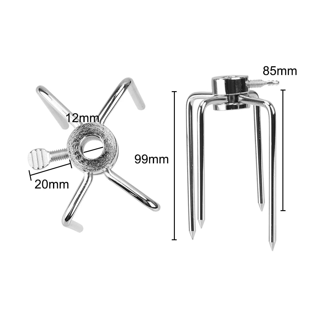 Norvo | BBQ Kjøttgafler GrillMaster Pro | 2-delt sett | Rustfritt stål | For rotisseri & kullgrill