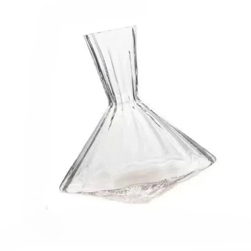 Drehbarer Weindekanter aus Kristallglas, 1 Liter
