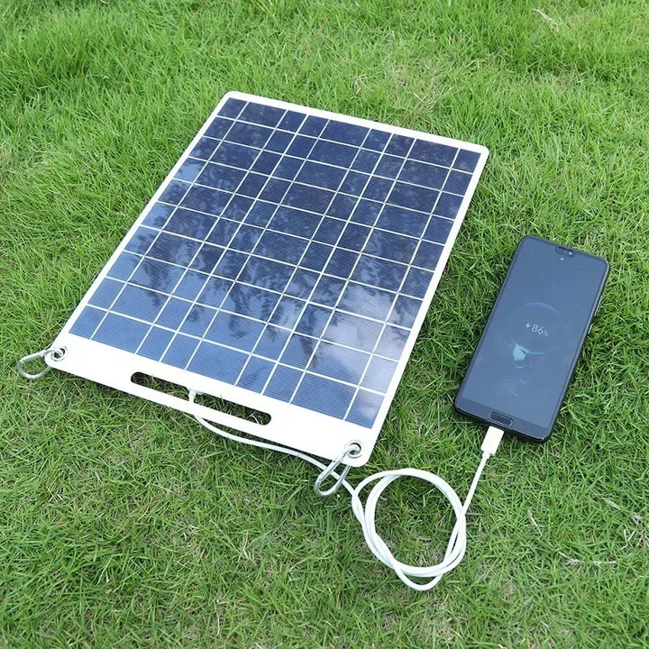 Skanto | Bærbart Solcellepanel SOLVION Lading 100W | 5V | Dual USB | Vanntett | Utendørs & Camping