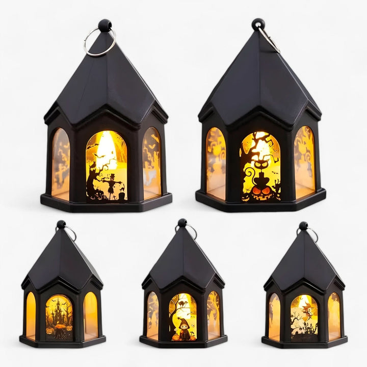 Skanto | Diana | Halloween Gresskar Lanterne - Koselig Lys for Spooky Dekorasjon