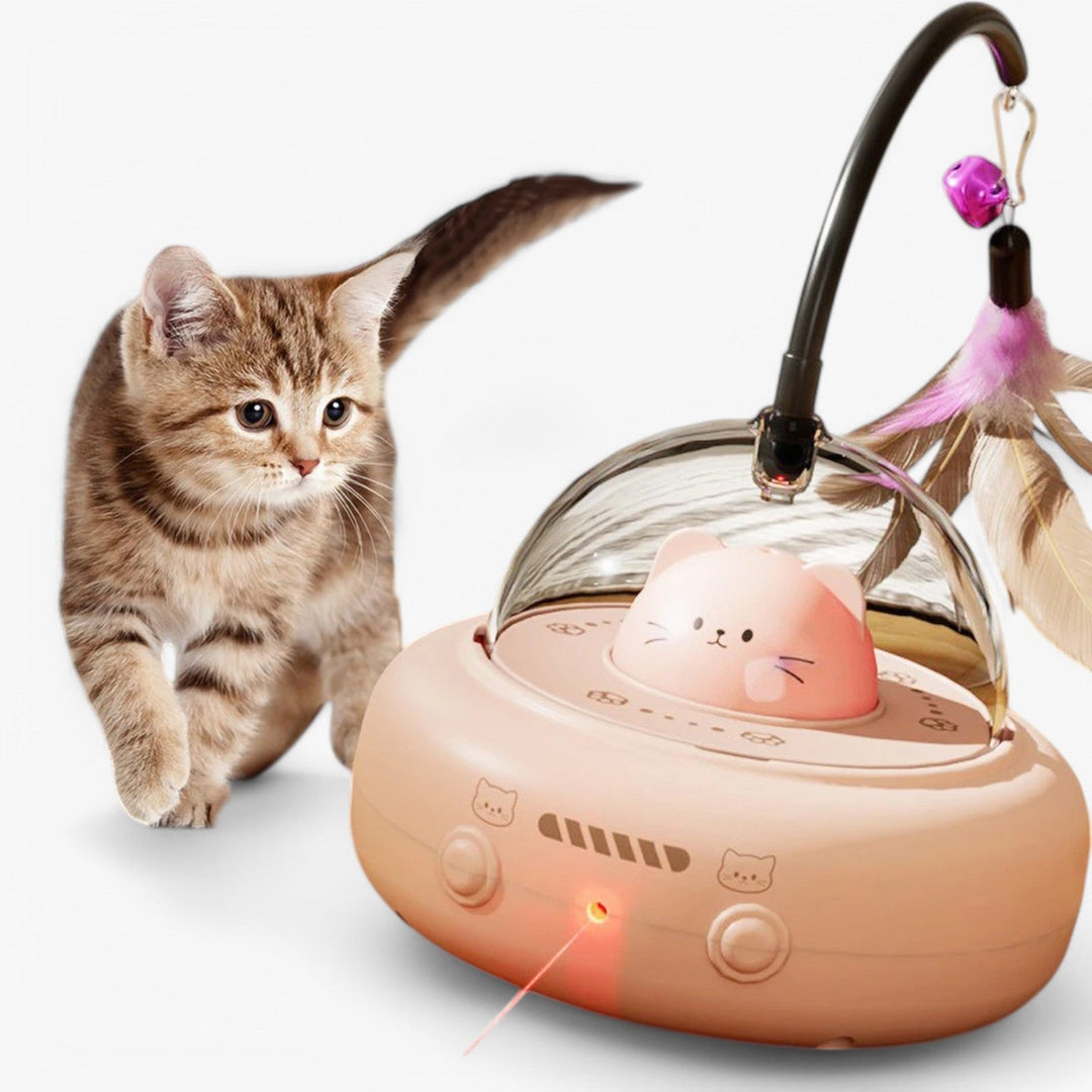 Smart Cat Laser "Hunting Light" med regnbuefunksjon og USB-ladingsfunksjon | Skanto