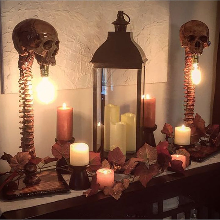 Skanto | Skeleton Skull Bordlampe