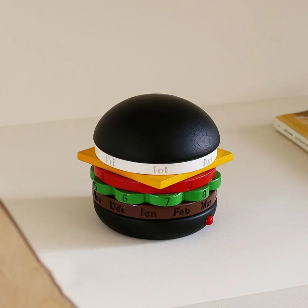 Roterende Tre Hamburger Dekorativ Kalender | Skanto