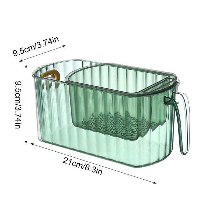 Skanto | Klar Stable Transparent Dobbelt-Lags Kurv