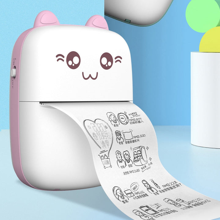 Mini Cat Termisk Skantouetooth Etikettprinter | Skanto