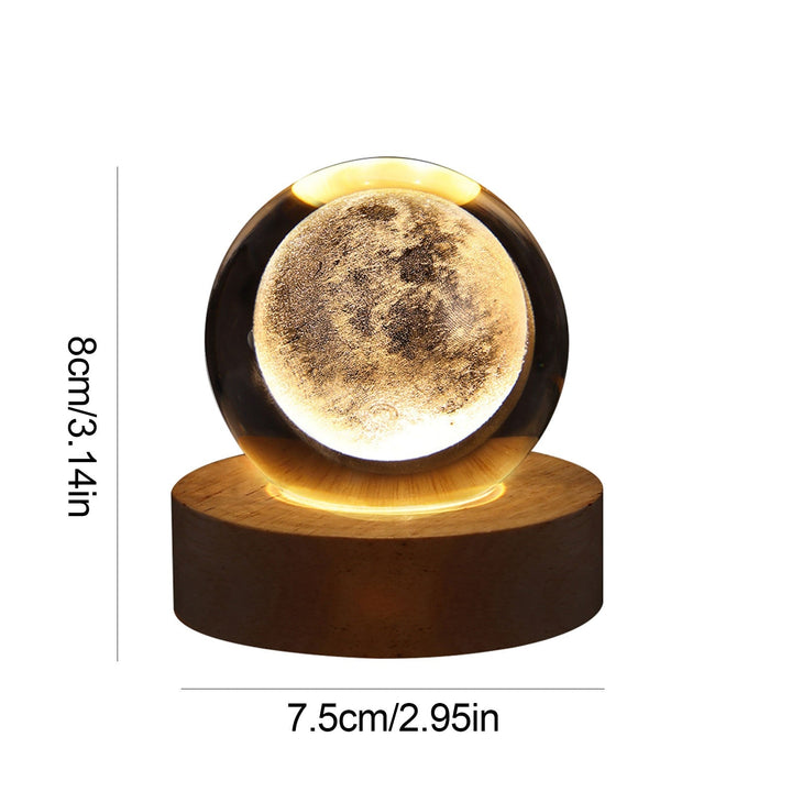 Crystal Light Ball – Fortryllende Glass Ambient Lys for Hjemmet Skanto