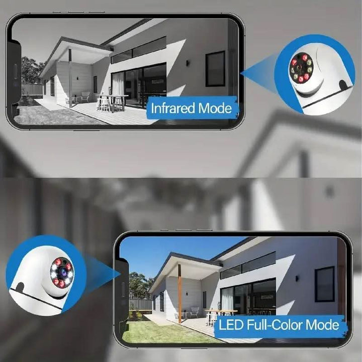 Skanto | Intelligent sikkerhetskamera med 360° overvåking og nattsyn