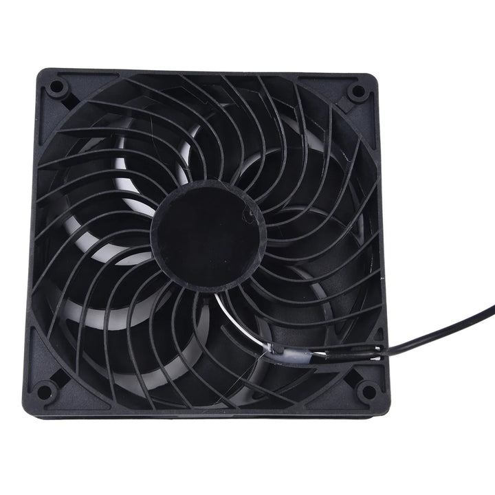 Skanto | AirSol Duo Ventilasjonssystem | Solcelledrevne dual avtrekksvifter | 10W | For drivhus, dyrestall og utendørsbruk