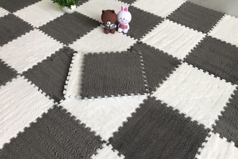 DIY Vinter Plush Puslespill Matte | Skanto