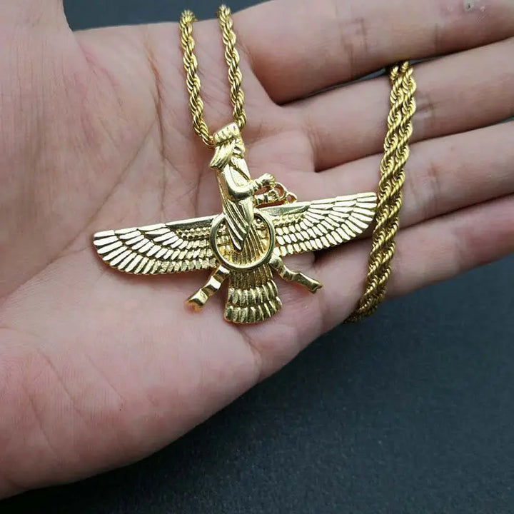 Skanto | Zoroastrisk Faravahar / Ahura Mazda anheng halskjeder