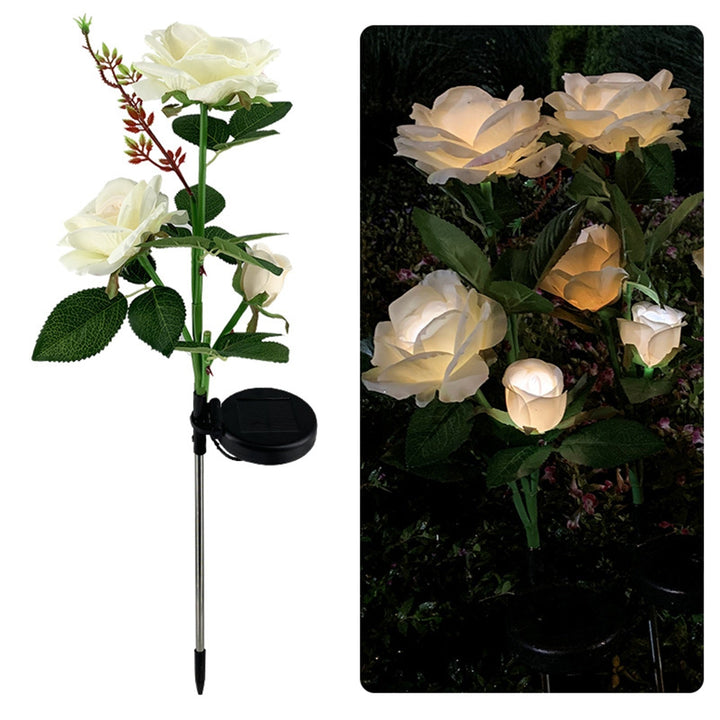 Skanto | LED Solcelle Rose Dekorativ Lys