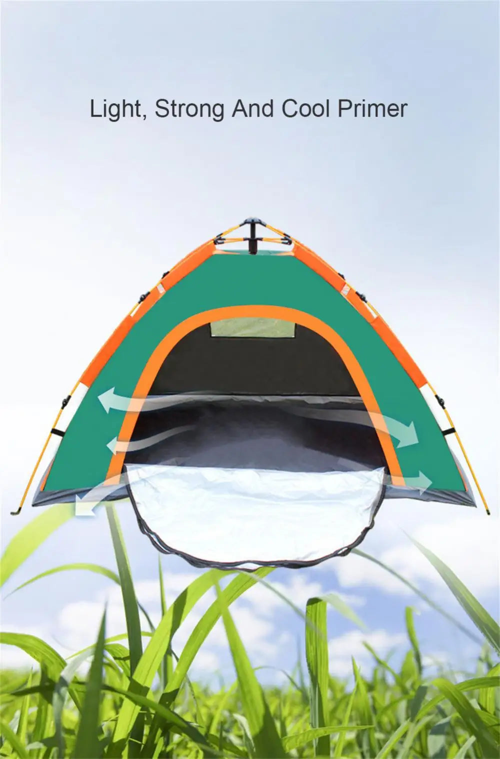 Skanto | Automatisk Camping Parasol Telt