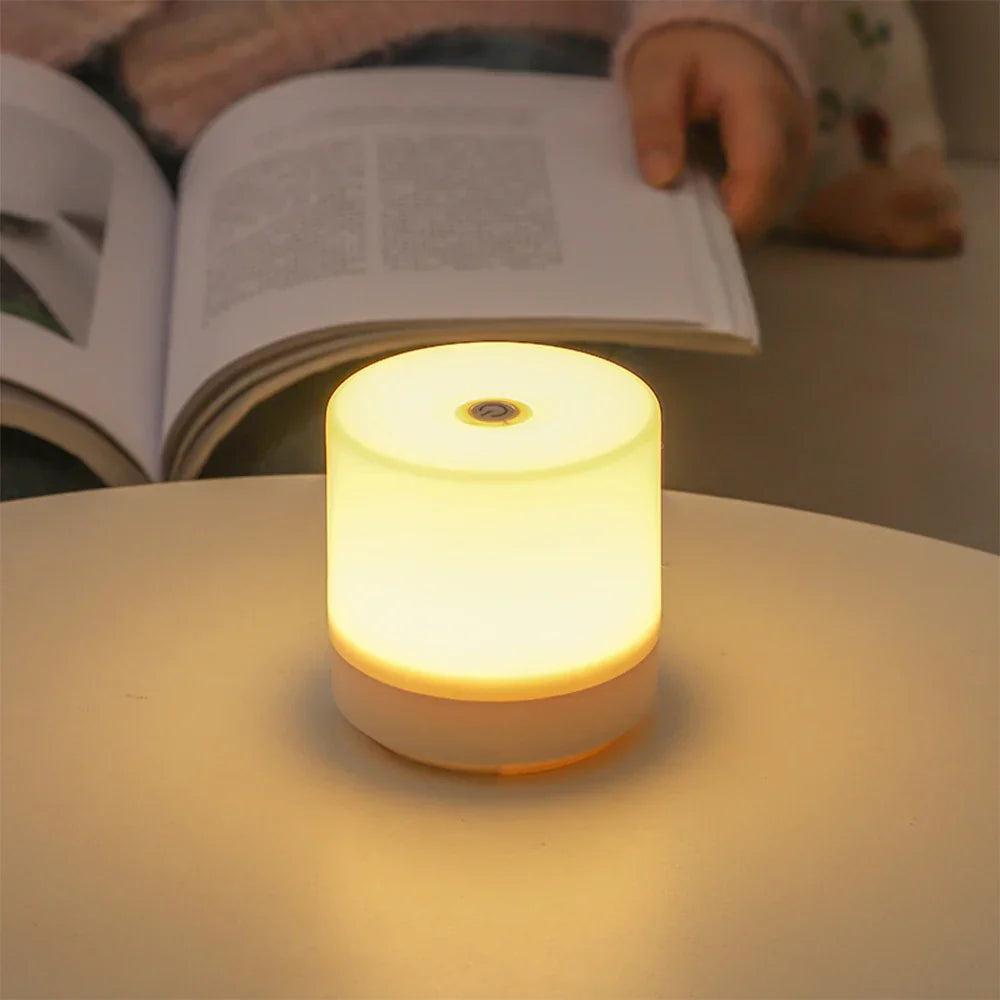 Skanto | Kreativ USB Nattbordlampe - Touch-Dimming LED Nattlys for Soverom & Studenthybel