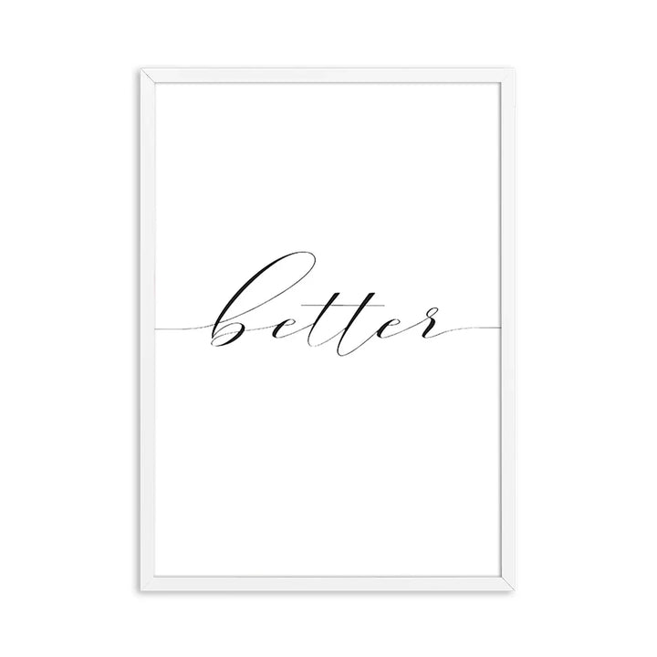 Lovers Quote Wall Art Black White Minimalist Typographic Posters Fine Art Canvas Prints Picture For Bedroom Living Room Art Decor | Skanto