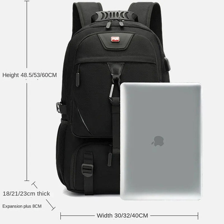 Skanto | TechTrek Pro Explorer Ryggsekk med USB-port – 50L-80L Reiseteknikk