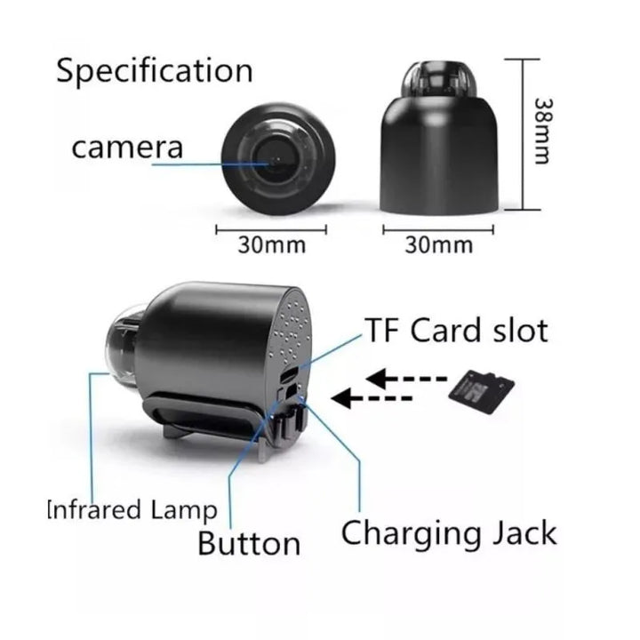 Skanto | Mini 5G Trådløst Wifi Kamera 1080P HD
