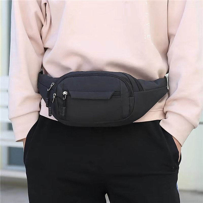 Skanto | Unisex Vanntett Lærveske for Midje og Crossbody for Friluftsliv