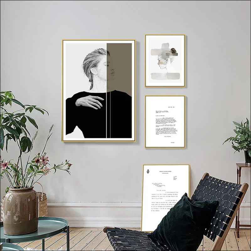 Minimalistisk design-trender galleri veggkunst fine art lerrettrykk nordiske bilder for stue soverom skandinavisk interiør | Skanto