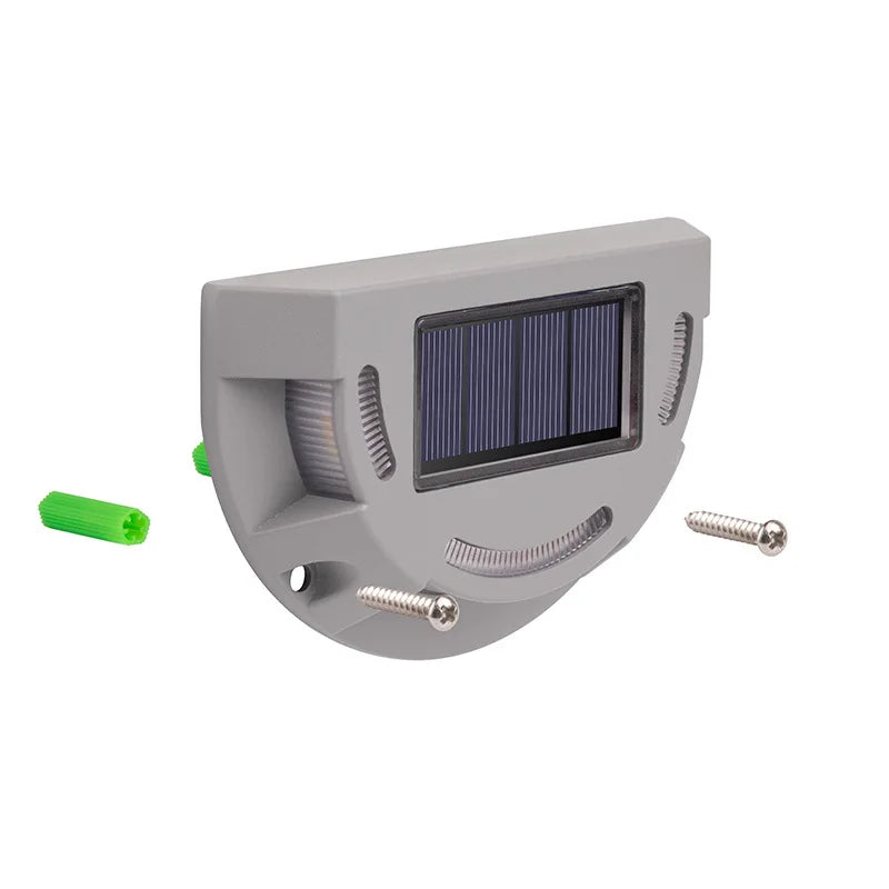 Norvo | Lumivance Soltrinnlys 2-i-1 | Varmehvit & Kaldhvit | Vanntett IP65 | For Uteområder, Trapper, Stier & Innkjørsler