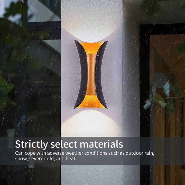 Skanto | Moderne Dual-Tone LED Vegglampe – Vanntett & Minimalistisk for Innendørs & Utendørs
