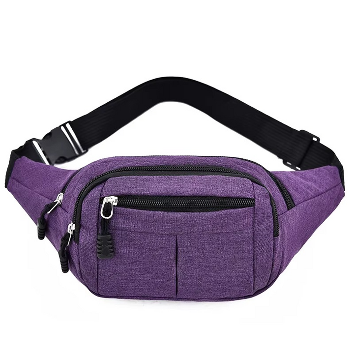 Skanto | Unisex Vanntett Lærveske for Midje og Crossbody for Friluftsliv