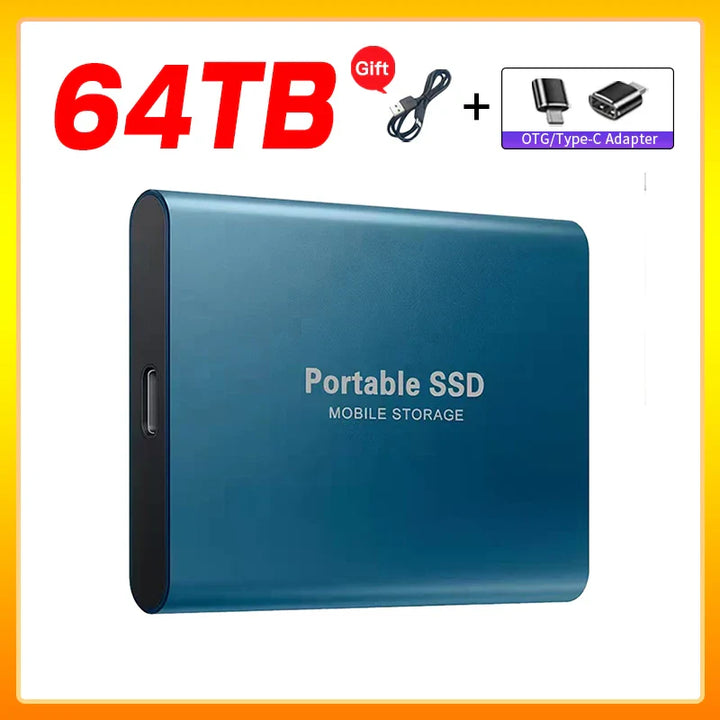 Skanto | Høyhastighets Ekstern Solid State Drive 1TB Bærbar Ekstern Harddisk ssd 2TB Ekstern harddisk ssd harddisk For Laptop Mac