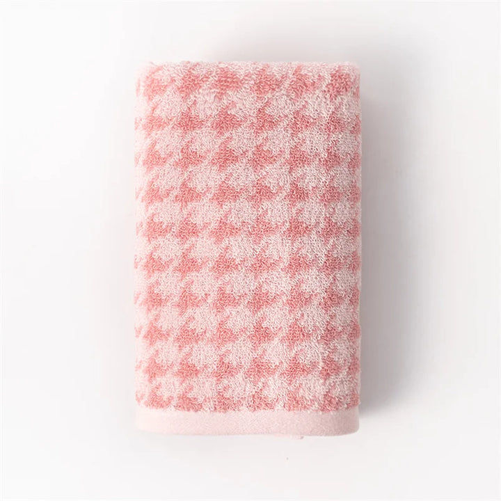 HoundLuxe Vintage Houndstooth Bomull Ansiktsklut Skanto