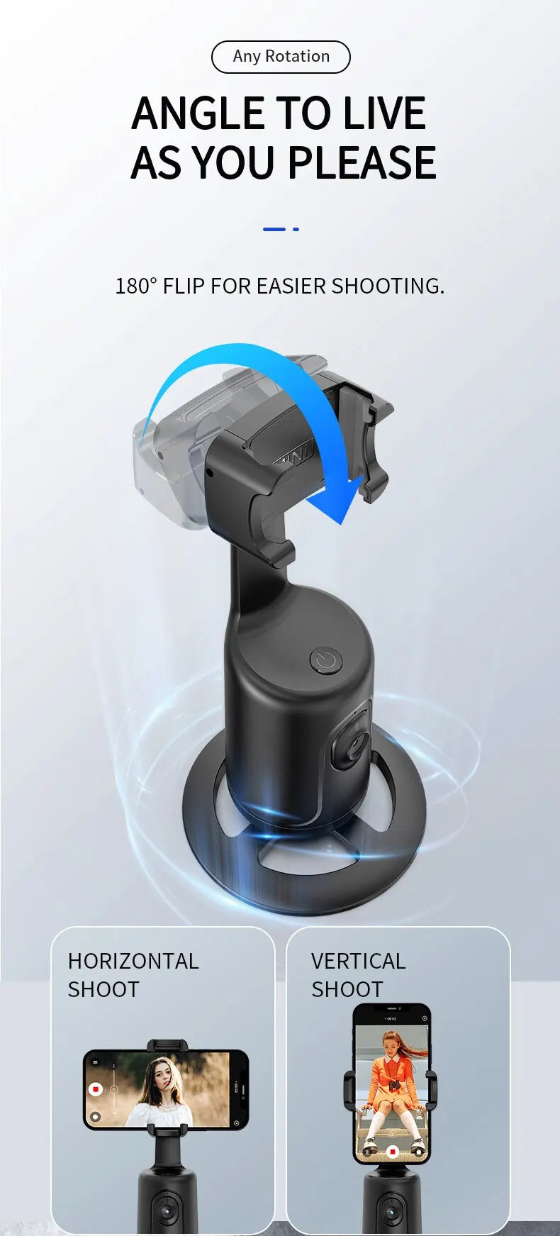 Skanto | Smart ansiktsgjenkjenning automatisk sporing telefonholder