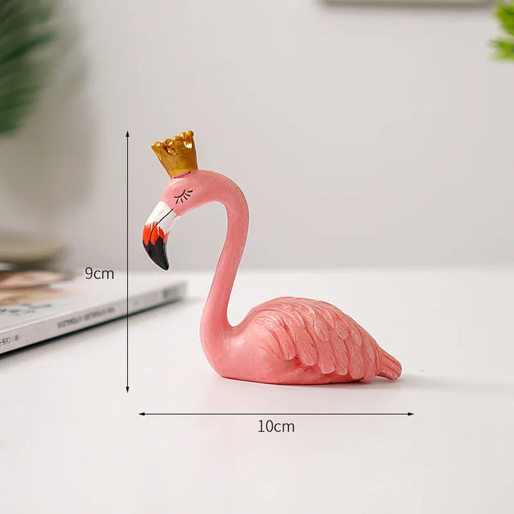 Flamora dekorativ flamingo figur – Eleganse og unik karakter for hjemmet Skanto