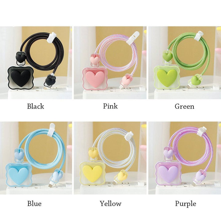 Skanto | Transparent Love Laderkabel Beskyttelsesdeksel
