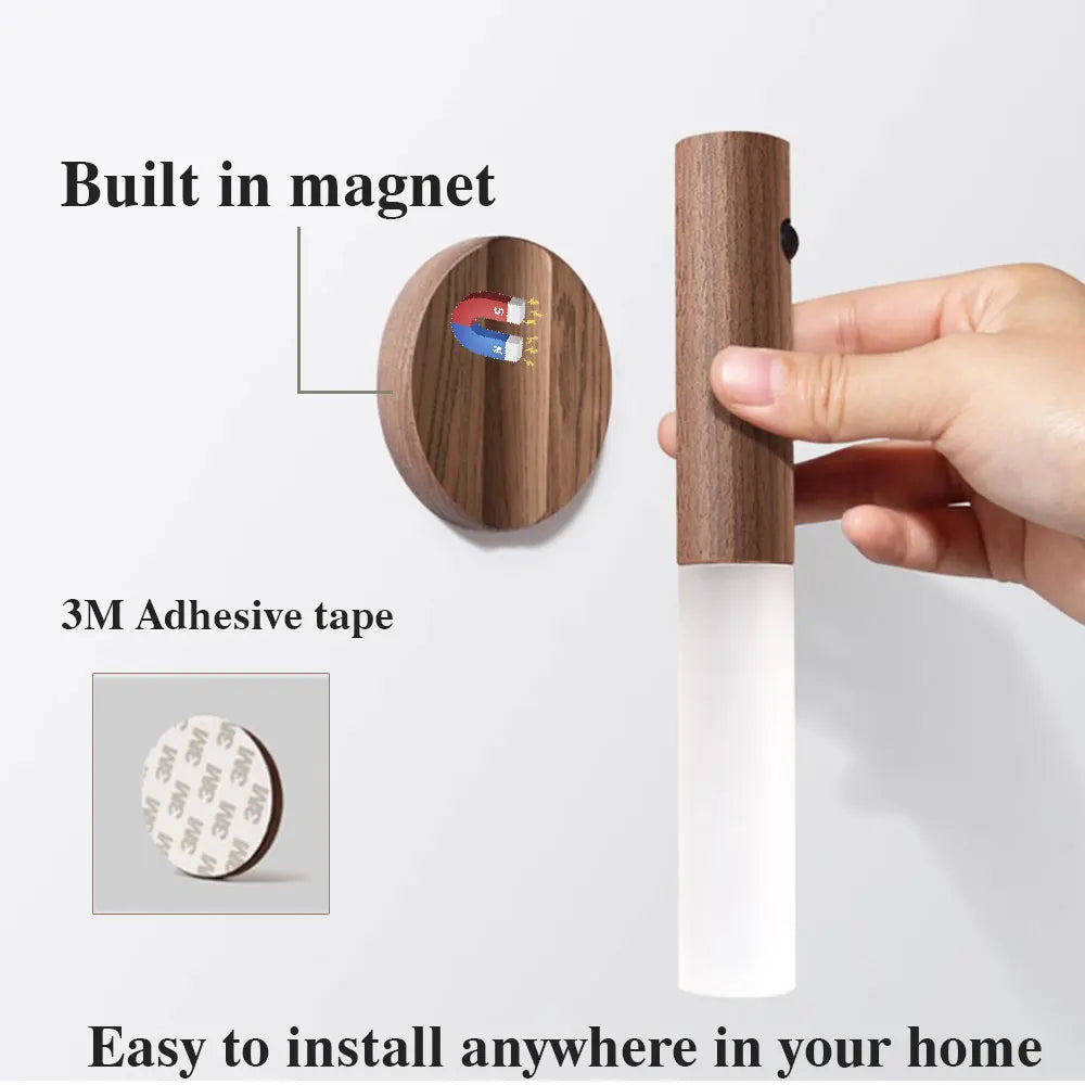 Magnetisk LED-bevegelsesføler-nattlys | Skanto