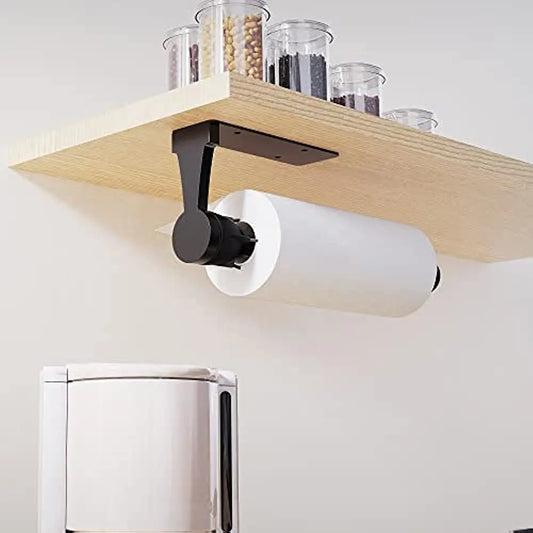 Norvo | Veggmontert papirhåndkleholder med dempeffekt - Énhåndsbetjening, underbygning-design for kjøkken og bad