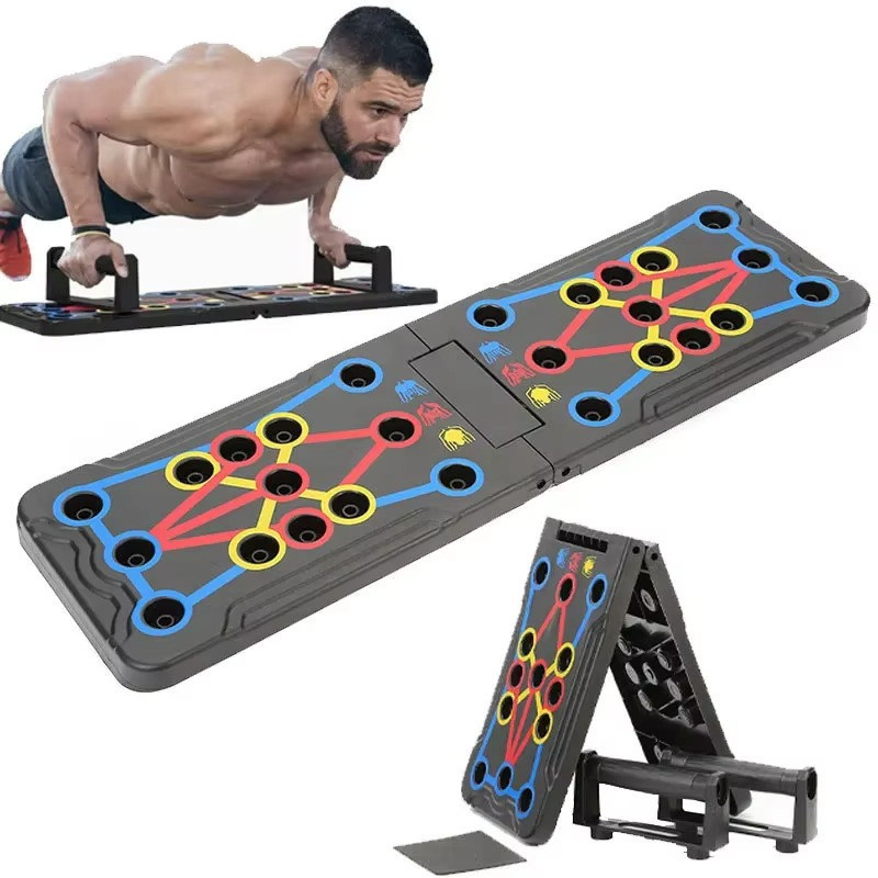 Skanto | Bærbar Sammenleggbar Push Up Brett for Helkropp Hjemmetrening