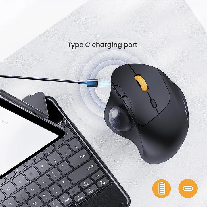 Skanto | Ergonomisk Trådløs Trackball Mus