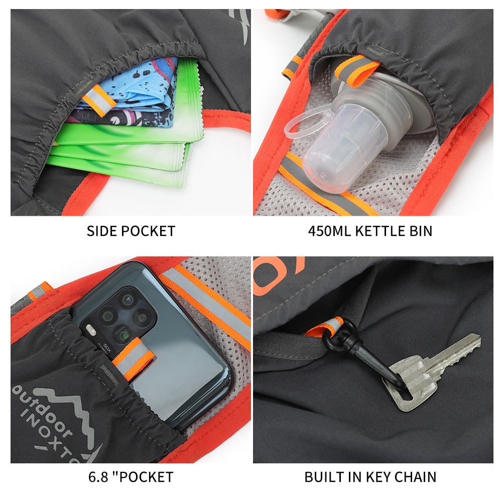 Skanto | Hike Racer Pustende Vest Løpe Ryggsekk