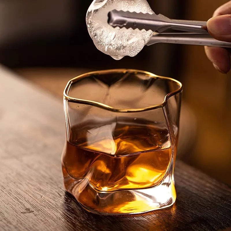 Texturert Whiskey Glass 2-delt Sett Skanto