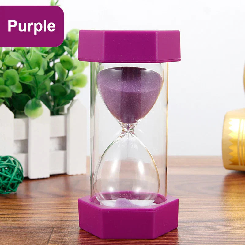 Hexagonal dekorativ timeglass – flere tidsalternativer og farger | Skanto