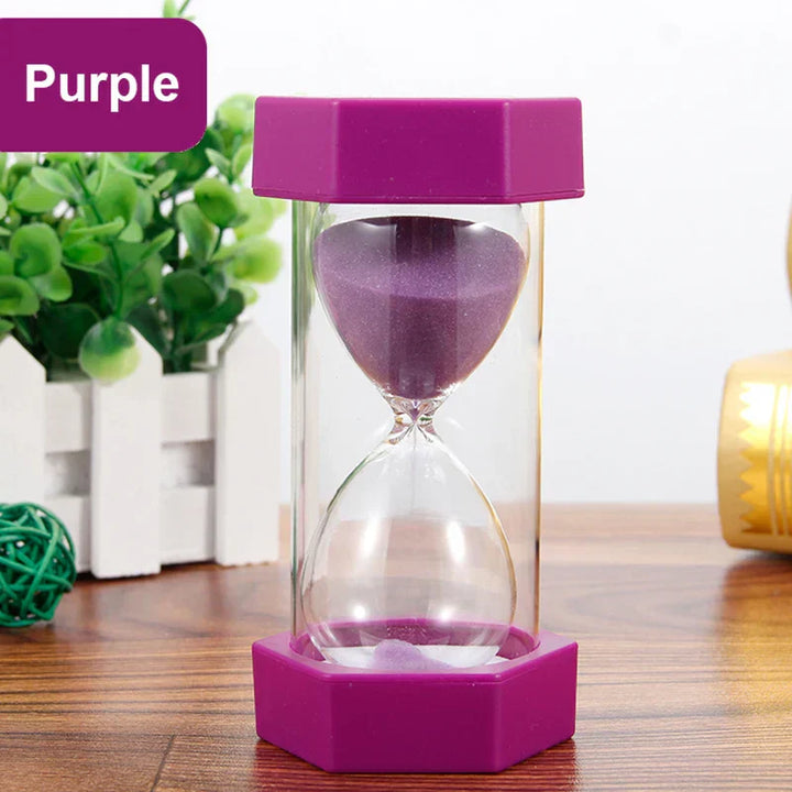 Hexagonal dekorativ timeglass – flere tidsalternativer og farger | Skanto