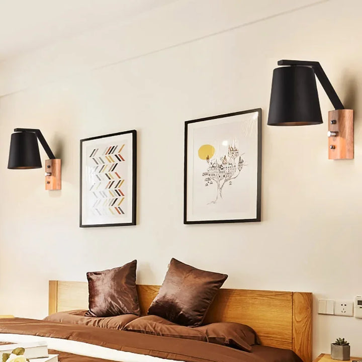 WoodGlow Light – LED Vegglampe for Soverom Skanto