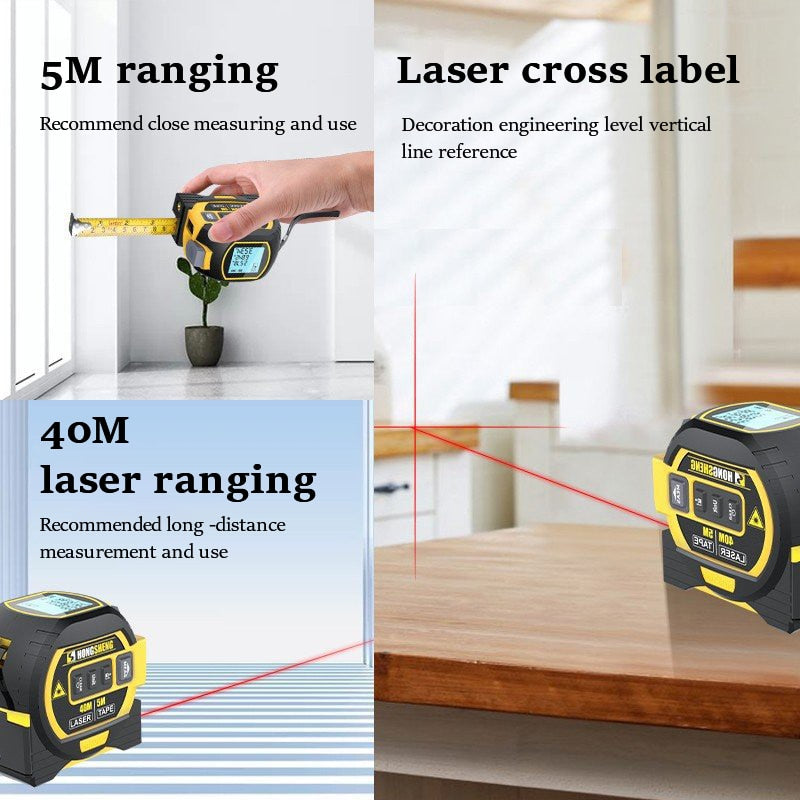 Skanto | 3i1 Ultimate Pro Laser Smart Målebånd