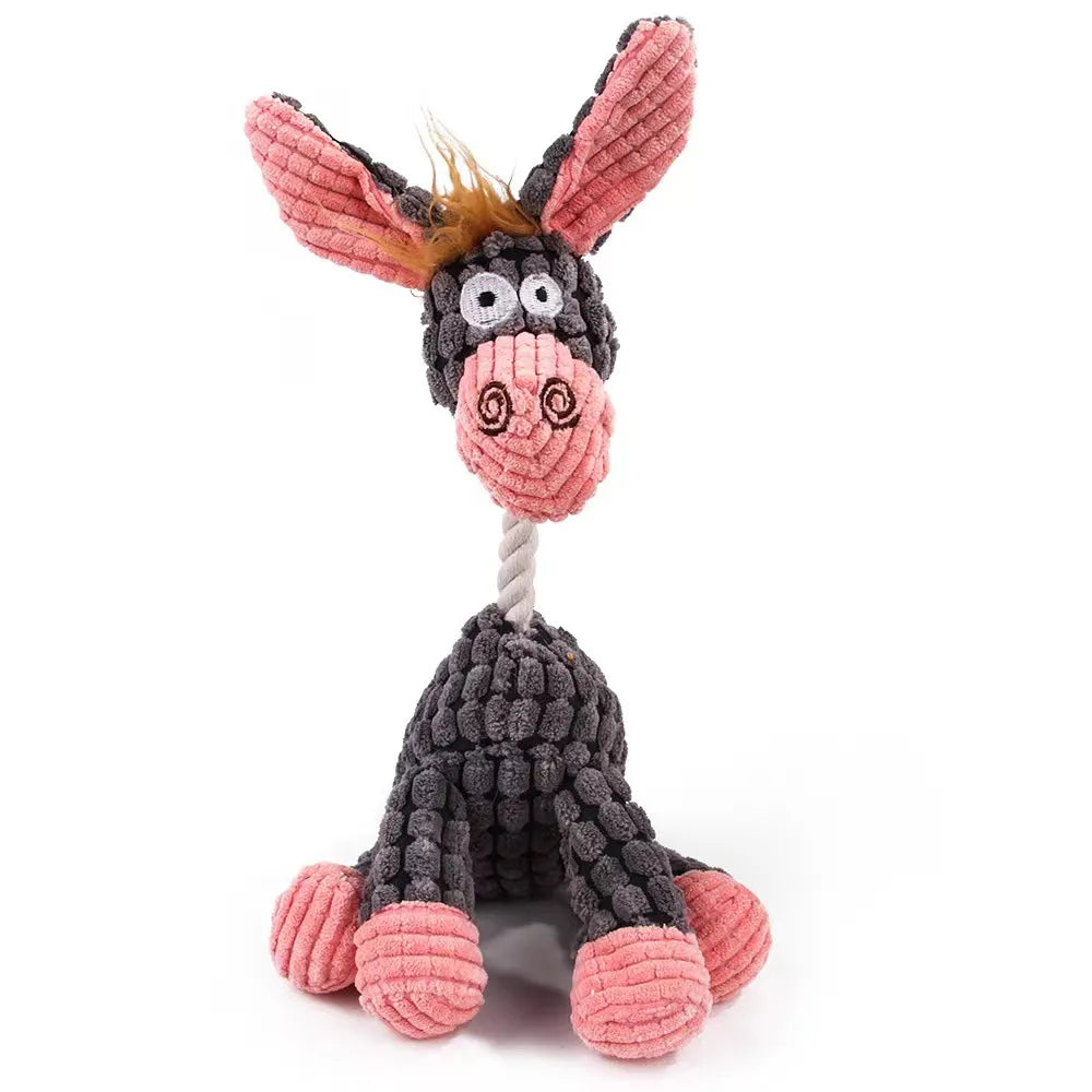 Skanto | Hundelek Plush Squeaky Chew Dyr