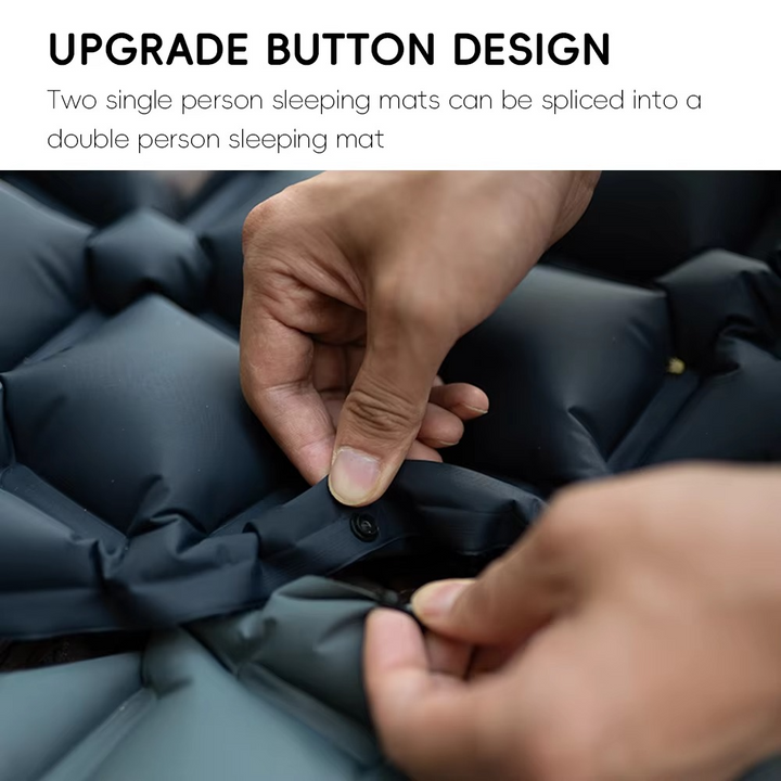 Skanto | Inflatable Camping Sleeping Pad with Built-in Pillow Self-Inflating Air Cushion for Hiking and Outdoor Travel