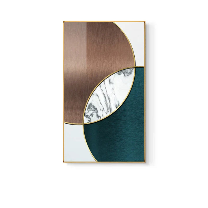 Modern Abstract Geometric Circles Wall Art Fine Art Canvas Prints Pictures for Luxury Living Room Dining Room Hotel Bedroom Home Office Art Decor | Skanto